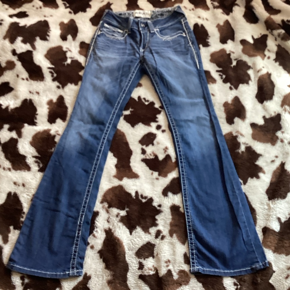 Ariat Dark Blue Flare Jeans women’s 25 R  boot cut jeans